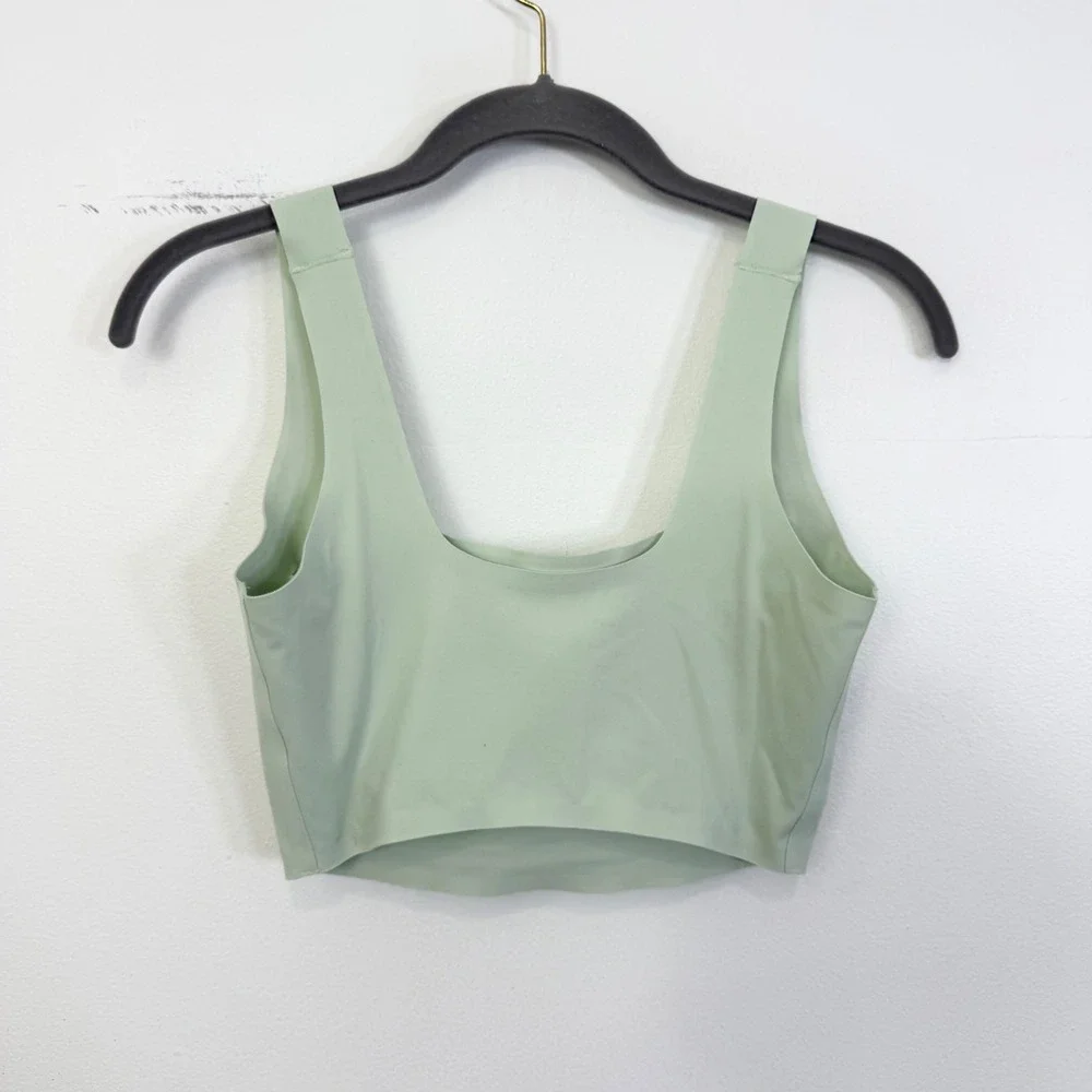SKIMS Fits Everybody Square Neck Bra Mint Green Size Medium